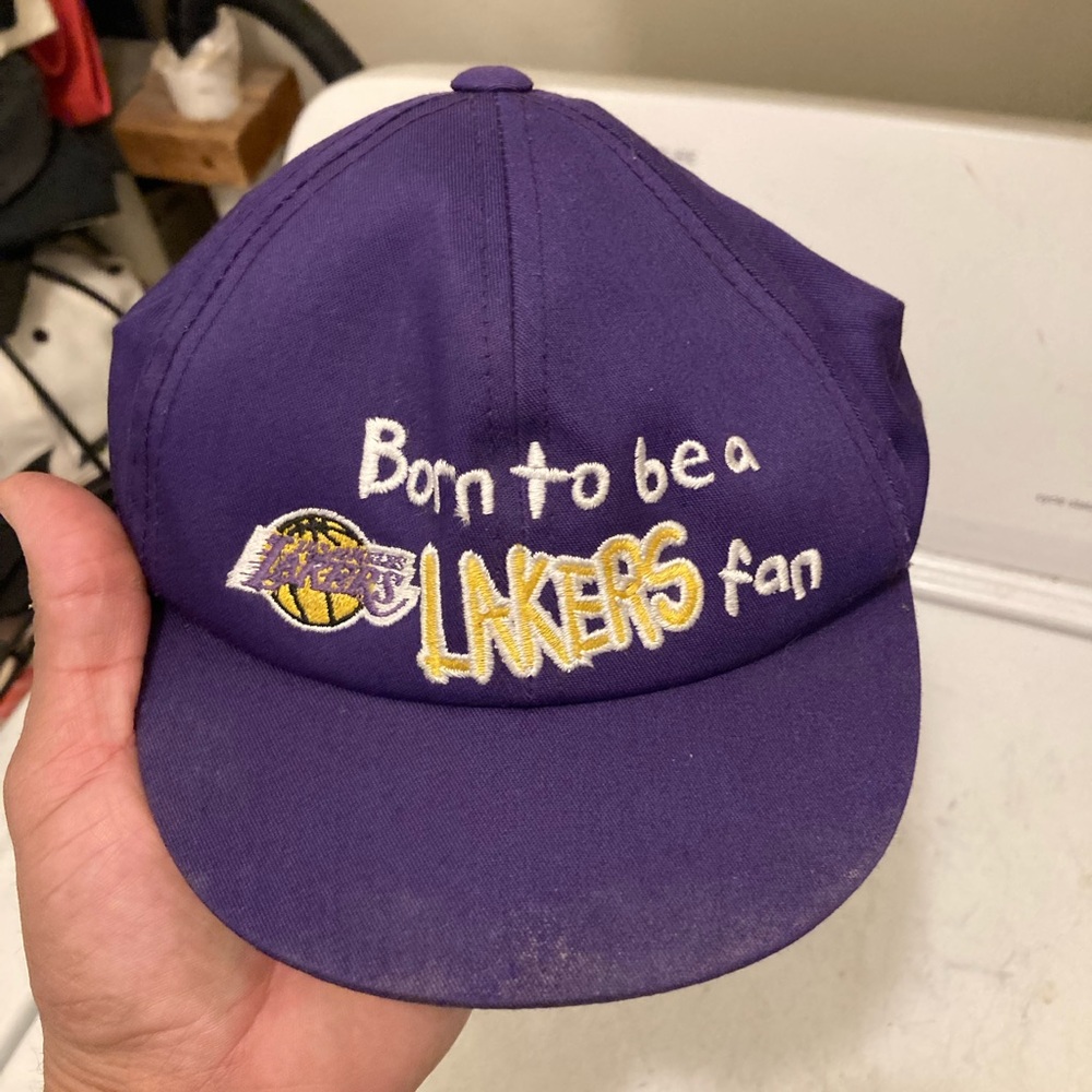 Los Angeles lakers throwback vintage toddler hat